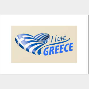 I Love Greece Posters and Art